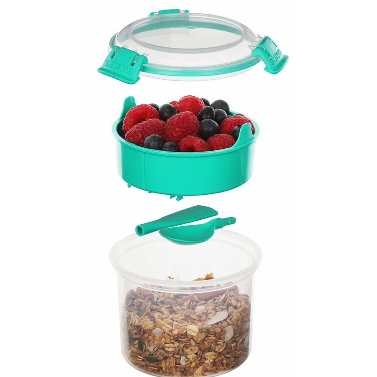 Sistema Lunchbox Breakfast To Go, 530 ml - Minty Teal