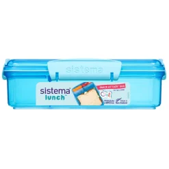Sistema Snack Attack Duo Lunch Container 975 ml, Blue