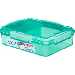 Sistema Snack Attack Duo Lunch Container 975 ml, Teal