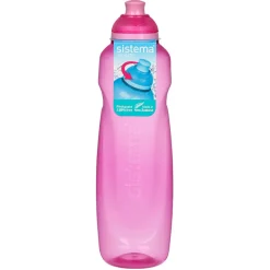 Sistema Twist 'N' Sip Helix 600 ml Water Bottle - Pink