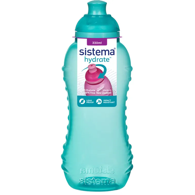 Sistema Water Bottle, Minty Teal, 330 ml