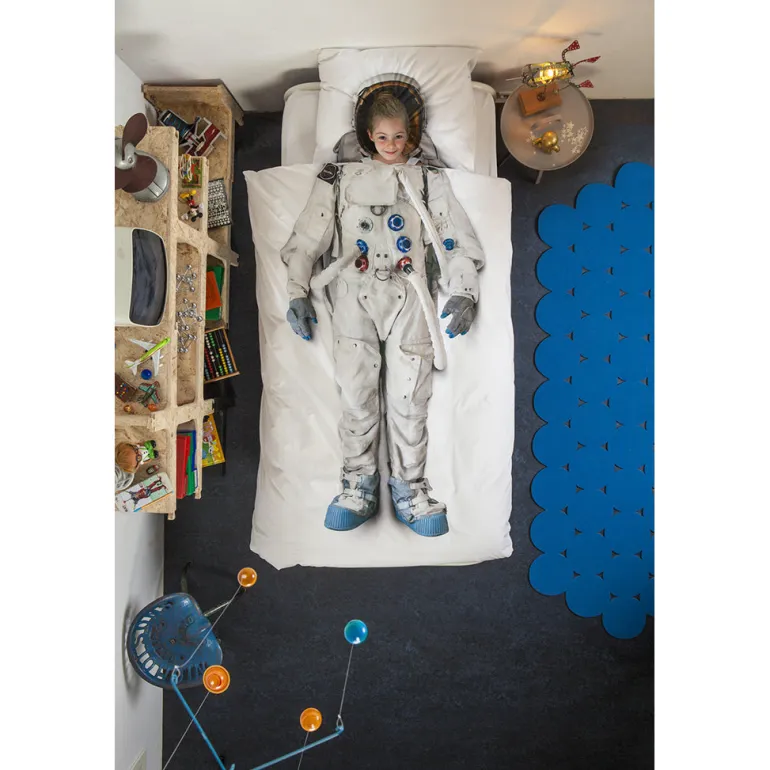 Snurk Adult Bedding, Organic - Astronaut