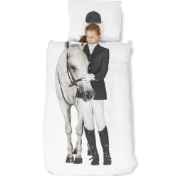 Snurk Adult Bedding, Organic - Rider with Horse