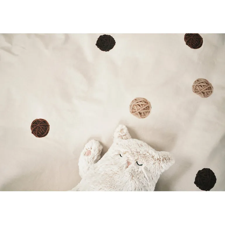 Snurk Organic Adult Bedding - Kitten Friends