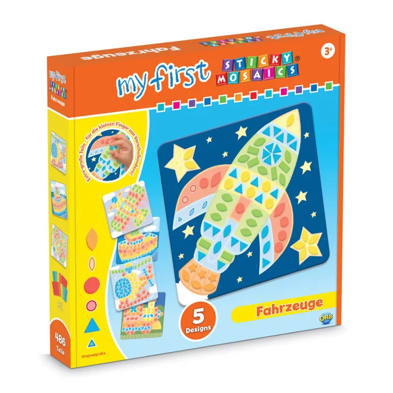 Sticky Mosaics, My First – Vehicles