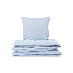 Studio Feder Adult Bedding, Organic Percale - Milk Stripe