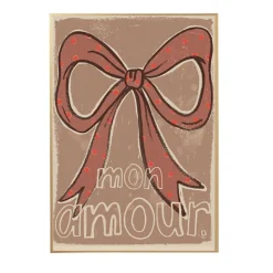 Studio Loco Children's Art Print, Bow - 50 x 70 cm