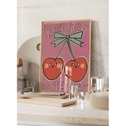 Studio Loco Children's Poster, Cherries - Various Sizes