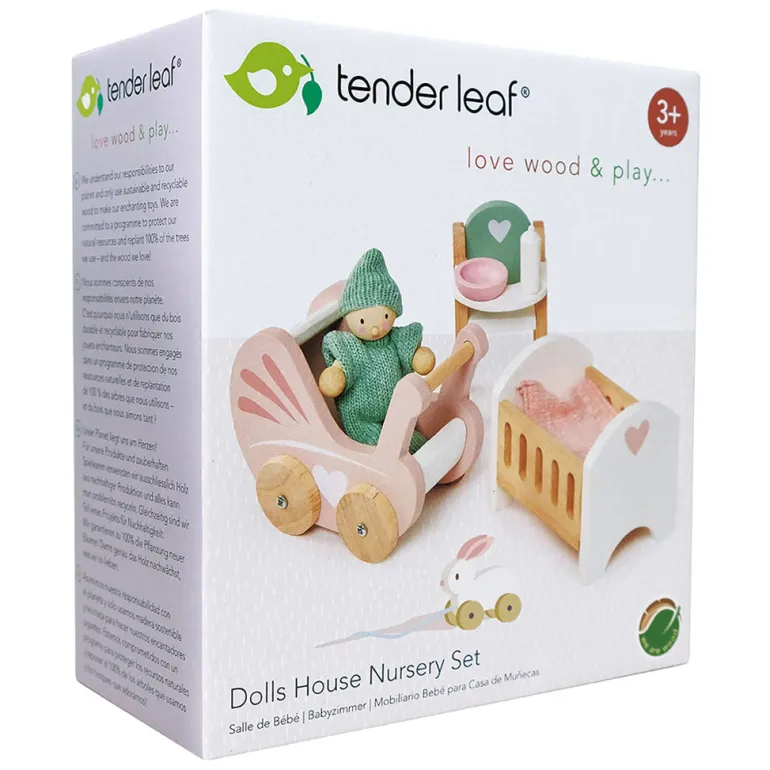 Tender Leaf, Dollhouse Furniture - Nursery Room