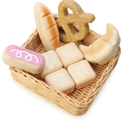 Tender Leaf, Play Food - Basket with Baked Goods