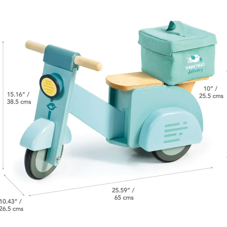 Tender Leaf Ride-On, Turquoise Scooter