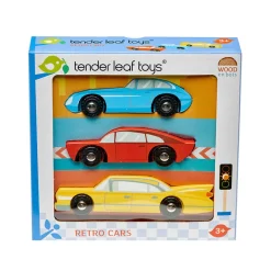 Tender Leaf, Set of 3 Retro Cars