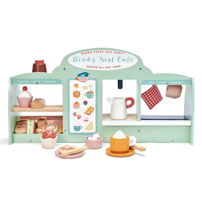 Tender Leaf Wooden Play Food - Café Set
