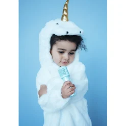 The Good Fairy Animal Costume, White Unicorn Jumpsuit - Ages 3-5