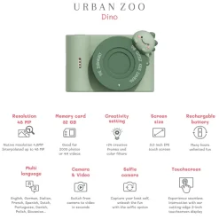 The ZooFamily, Urban Zoo børnekamera, Ages 5–10 – Dino