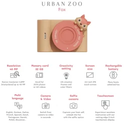 The ZooFamily, Urban Zoo Kids Camera, Ages 5-10 - Fox