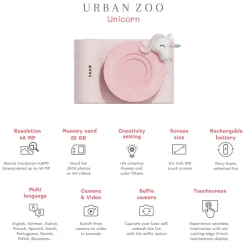 The ZooFamily, Urban Zoo Kids' Camera, Ages 5-10 – Unicorn
