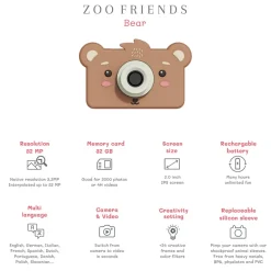 The ZooFamily, Zoo Friends Children's Camera, Ages 3–7 – Bear
