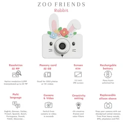 The ZooFamily, Zoo Friends Kids Camera, Ages 3-7 - Bunny