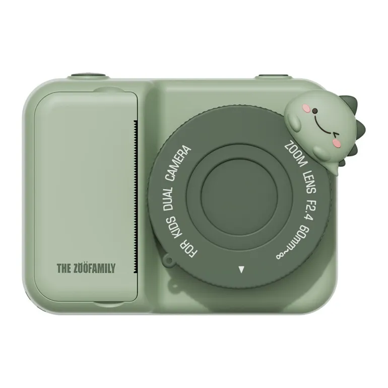 The ZooFamily, Zoo Print, 3-in-1 Camera with Print Function, Ages 5-11 - Dino