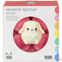 Tiger Tribe Baby Toy, Sensory Spinner - Bunny