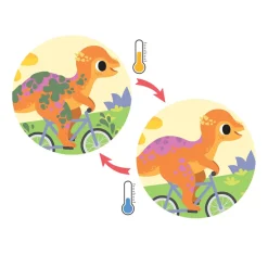 Tiger Tribe Bath Toy, Bath Book - Messy Dinosaurs
