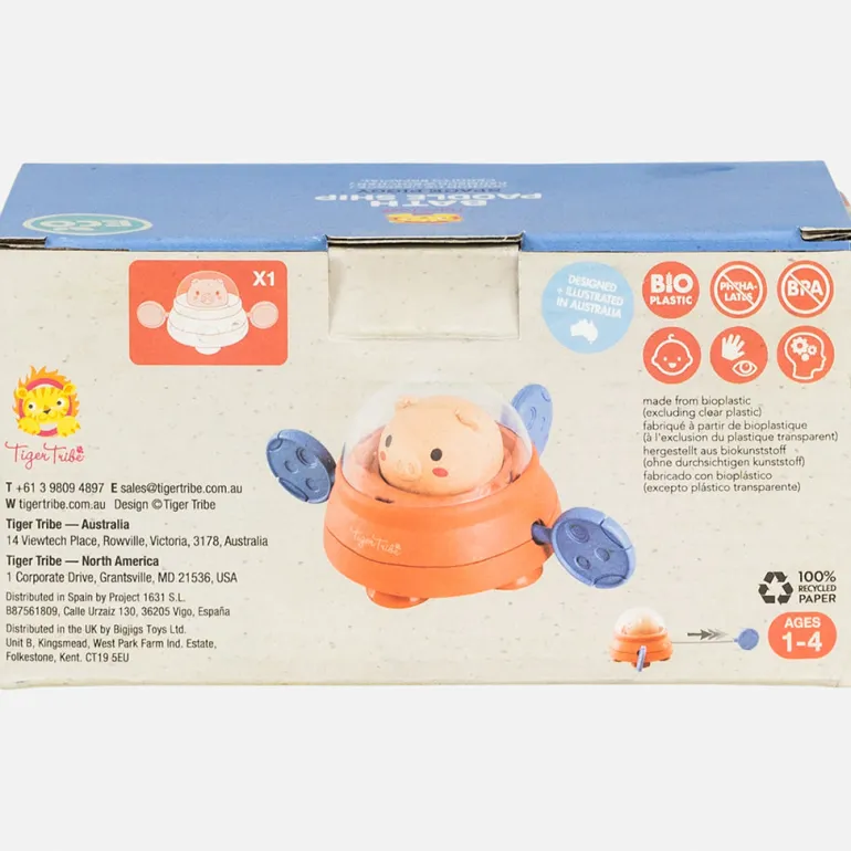Tiger Tribe Bath Toy, Paddling Pig