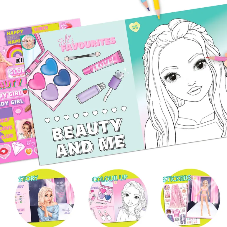 TopModel Coloring Book – Beauty Fun