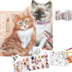 TopModel Coloring Book, Cats - Kitty