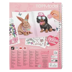 TopModel Dress Me Up Sticker Book – Cute Animals