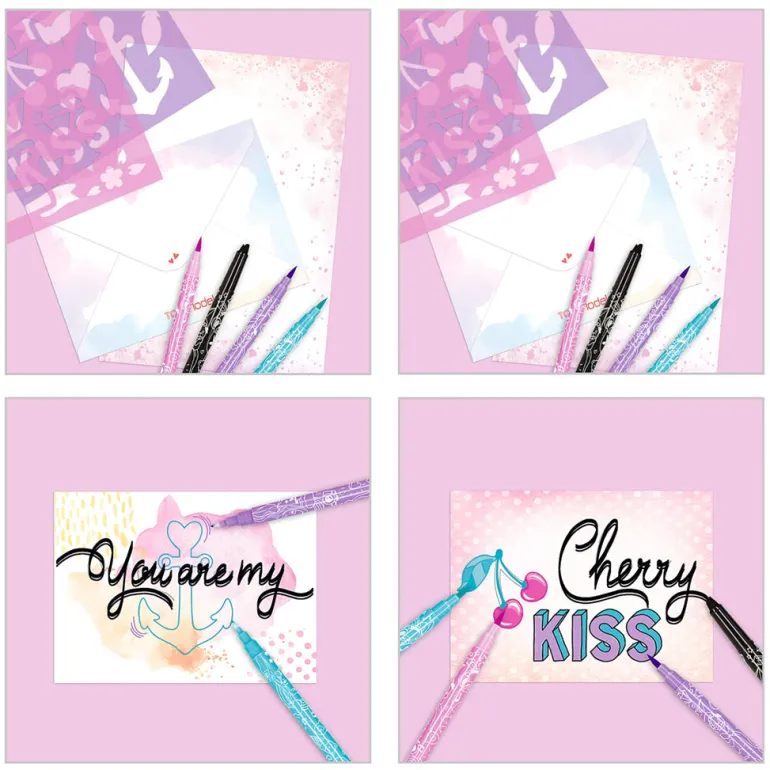 TopModel Handlettering Box Set, Design Letters and Cards