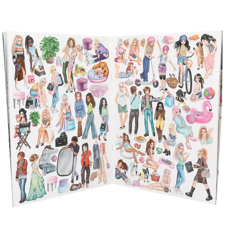 TopModel Sticker World, Sticker Book