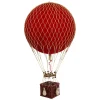 Velvet Red Balloon - H: 56 x D: 32 cm