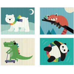 Vilac Agamograph Puzzle with 20 Pieces, 4-Dimensional Design - Animals
