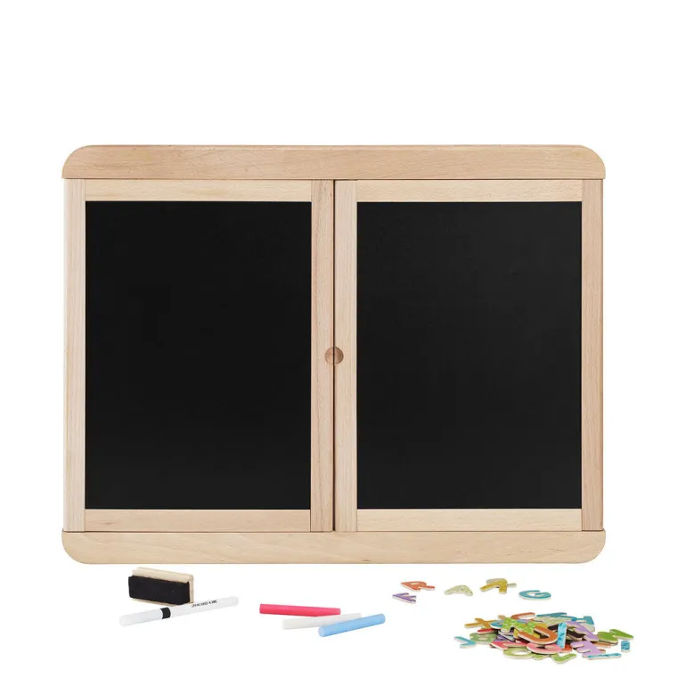 Vilac Jeujura, 3-Piece Magnetic Chalkboard Set with Chalk