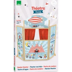 Vilac Puppet Theater, illustrated by Michelle Carlslund