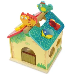 Vilac Shape Sorting Box, Farm