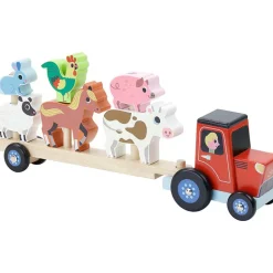 Vilac Tractor with Stackable Animals