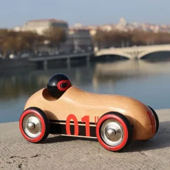 Vilac - Vintage Racing Car - Old Sport - Natural