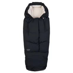 Voksi Footmuff, City North Stroller Bag, OEKO-TEX - Black Cream