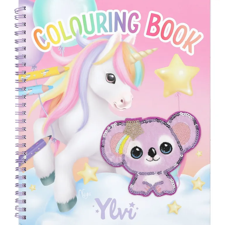 Ylvi Coloring Book with Sequins