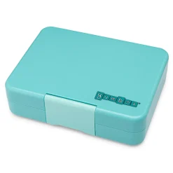 Yumbox Lunchbox with 3 Compartments, Snack - Misty Aqua/ Rainbow