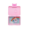 Yumbox Lunchbox with 3 Compartments, Snack Size - Power Pink/ Rainbow Tray