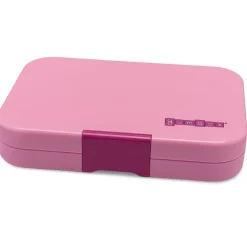 Yumbox XL Lunchbox with 4 Compartments, Tapas - Capri Pink/ Rainbow Tray