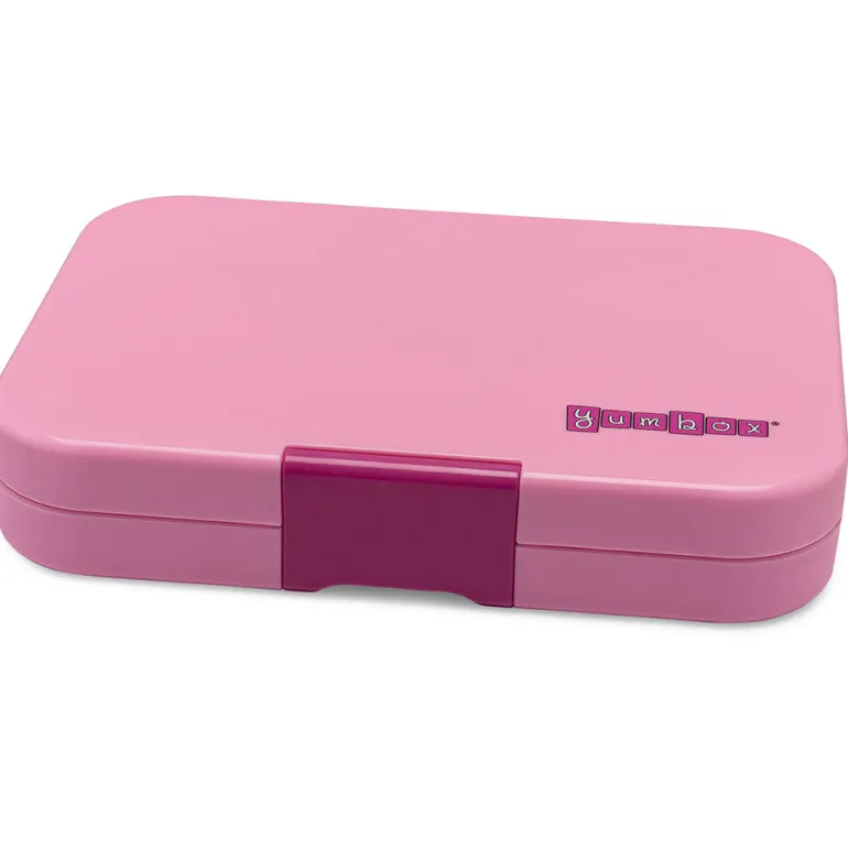 Yumbox XL Lunchbox with 4 Compartments, Tapas - Capri Pink/ Rainbow Tray