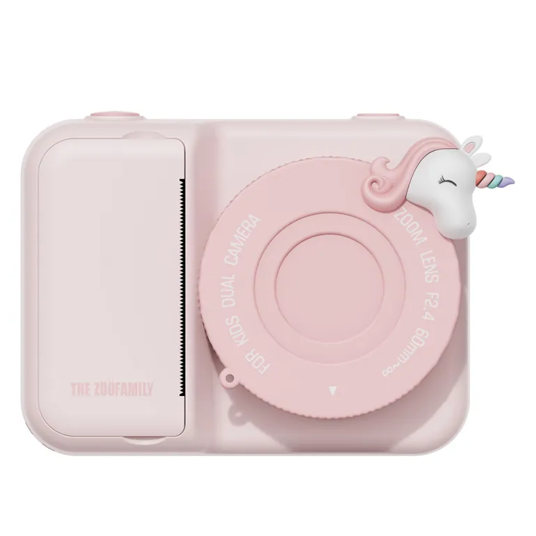 ZooFamily, Zoo Print, 3-in-1 Camera with Instant Print, Ages 5–11 – Unicorn