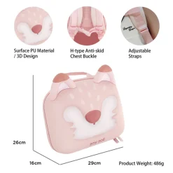 Zoy Zoii Backpack, Pink Fox